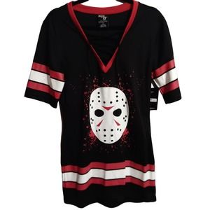 Friday The 13th Jersey Womens Size Small New Halloween #13 Jason Vorhees